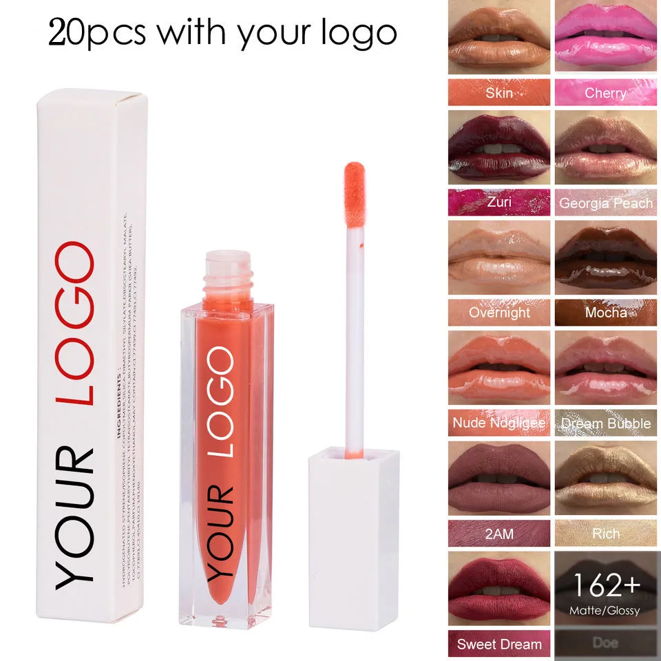 Wholesale No Logo Waterproof Liquid Lipstick Private Label Lipgloss