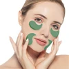 Hot Sale Korean Green Hydrogel Under Eye Gel Patches OEM ODM