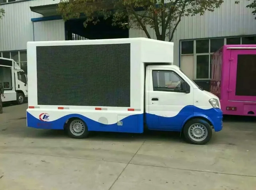 Foton LED Display Outdoor Mobile Car LED Screen Truck LED Mobile Advertisement Truck for sale