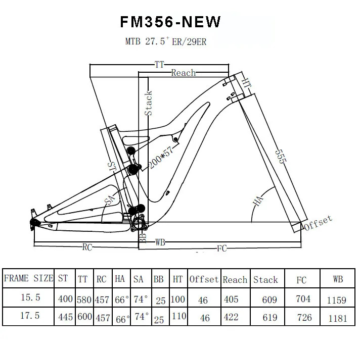 fm356 geometry