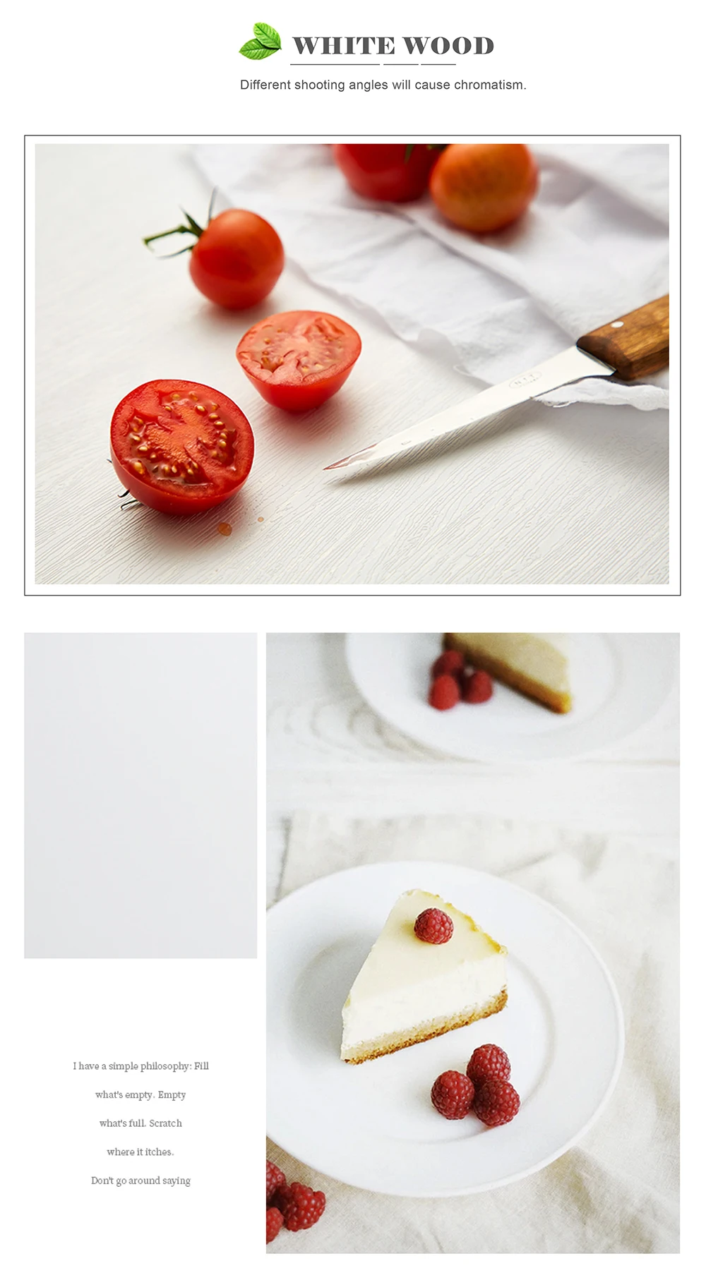 60 × 60センチメートルwaterproof Ins背景ビビッド背景ボード食品写真 