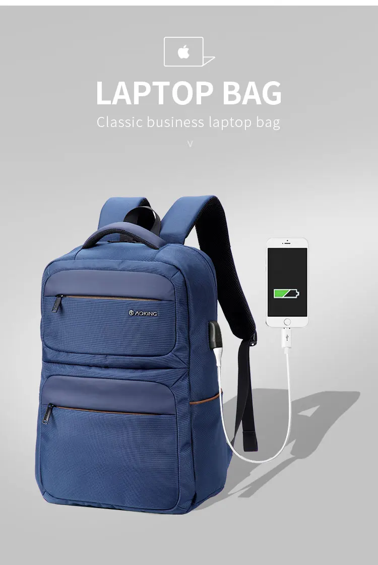 2020 Aoking Practical Design Modern Smart Daypack Knapsack Business