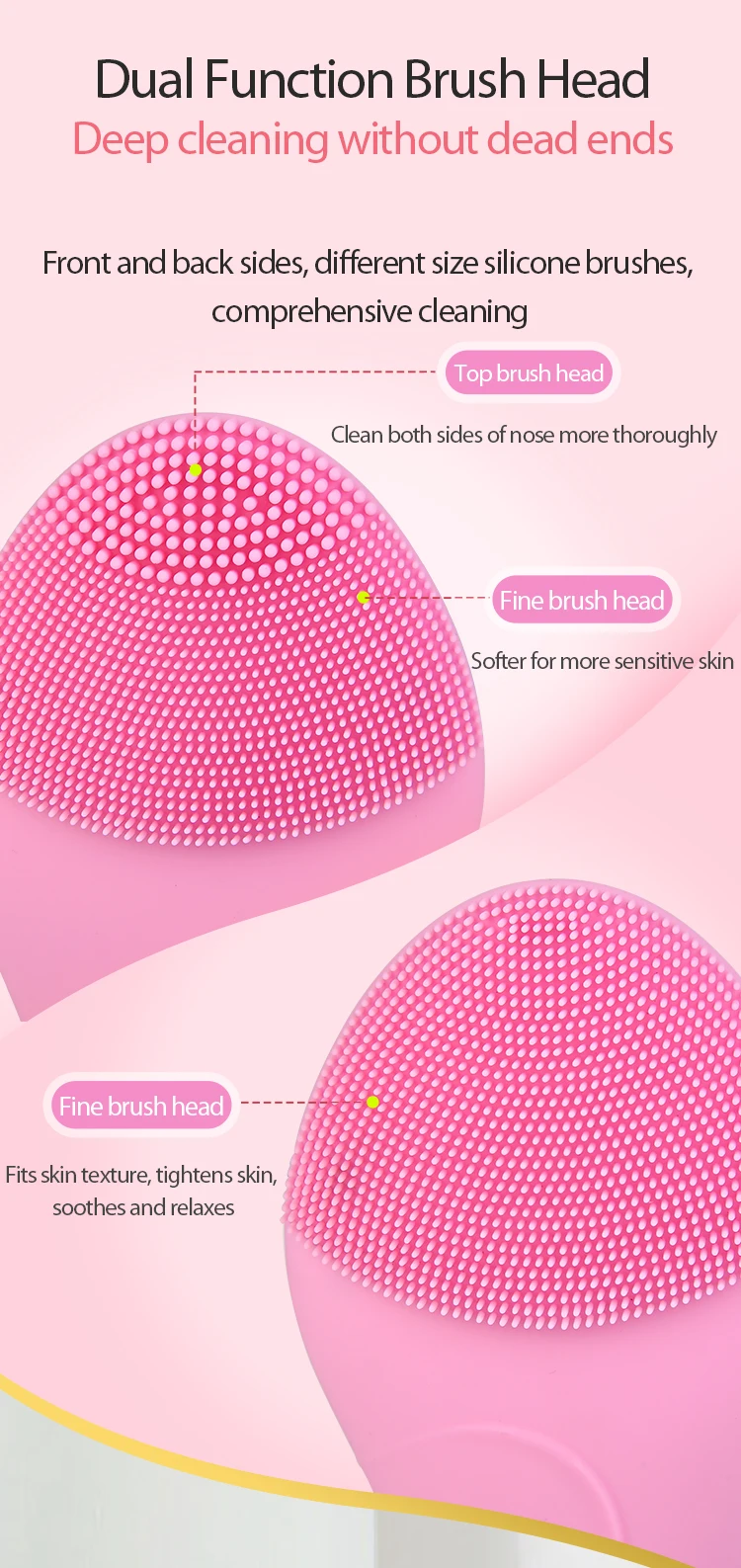 electric facial cleansing brush