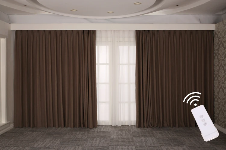 Room Home Hotel Motorized Automatic Electric Curtain Track System
