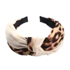 European Style Wide Fashion Sexy Leopard Hair Accessories Personality Cross Knotted Headband