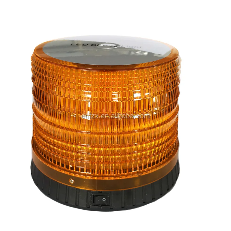 car LED warning lamp with Battery 6V 72led Auto flashing light with magnet 12v 24v  Beacon light for auto