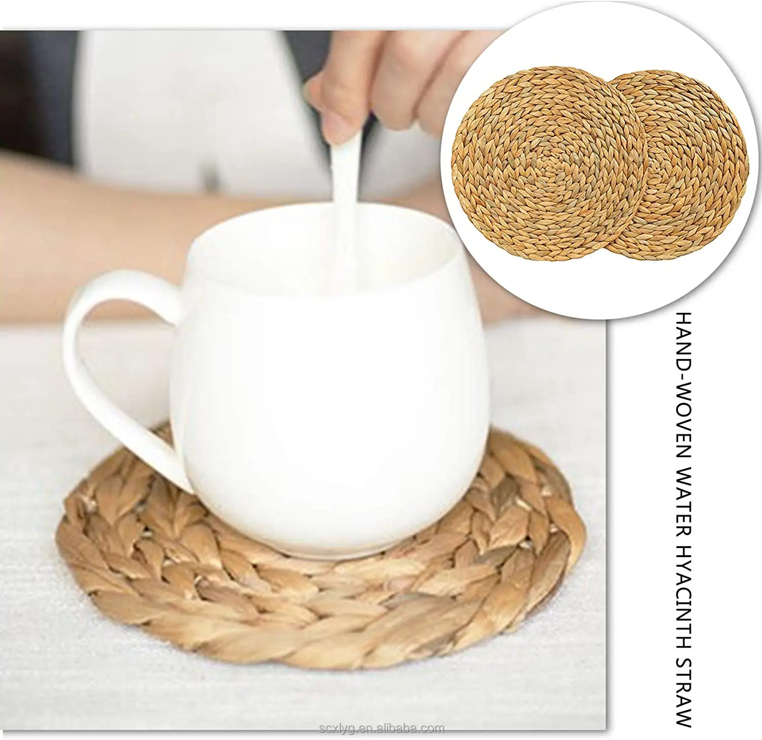 Wholesale Natural Rattan Grass Seagrass Fashion Party And Wedding Hand