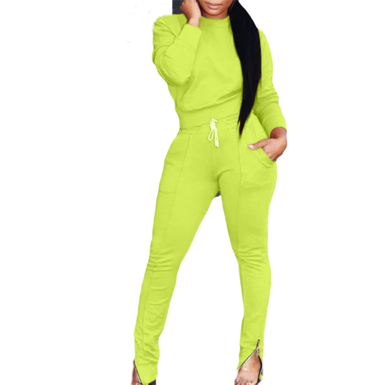 M1149 Fashion sets womens clothing 2020 women tracksuit two piece pants set clothing