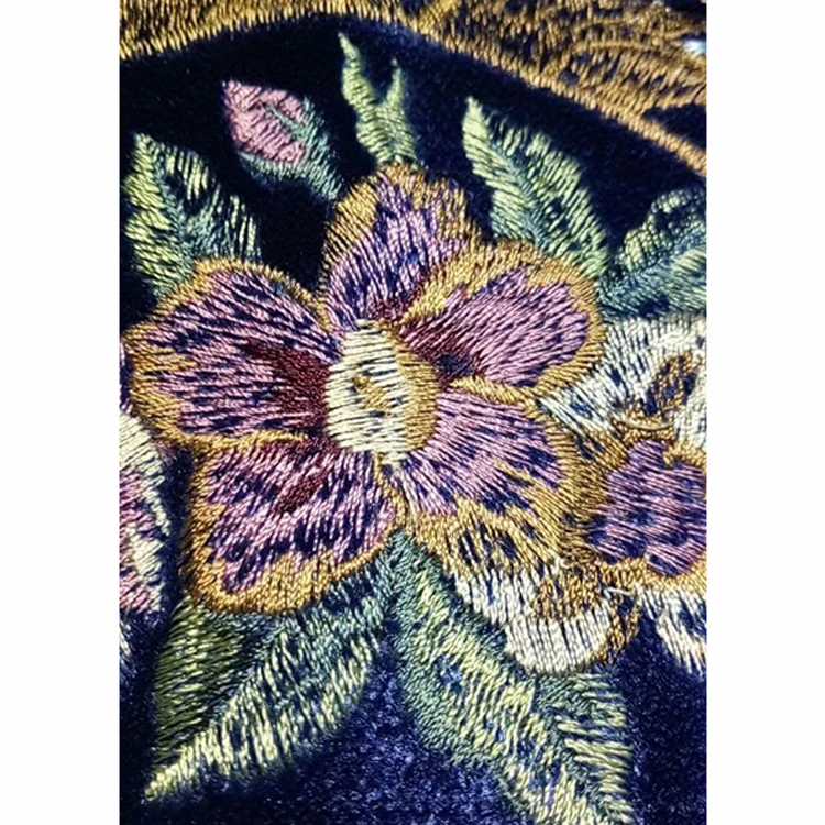 400 Gsm Jacquard Embroidery Flower Fabric Customizable Buy 400gsm