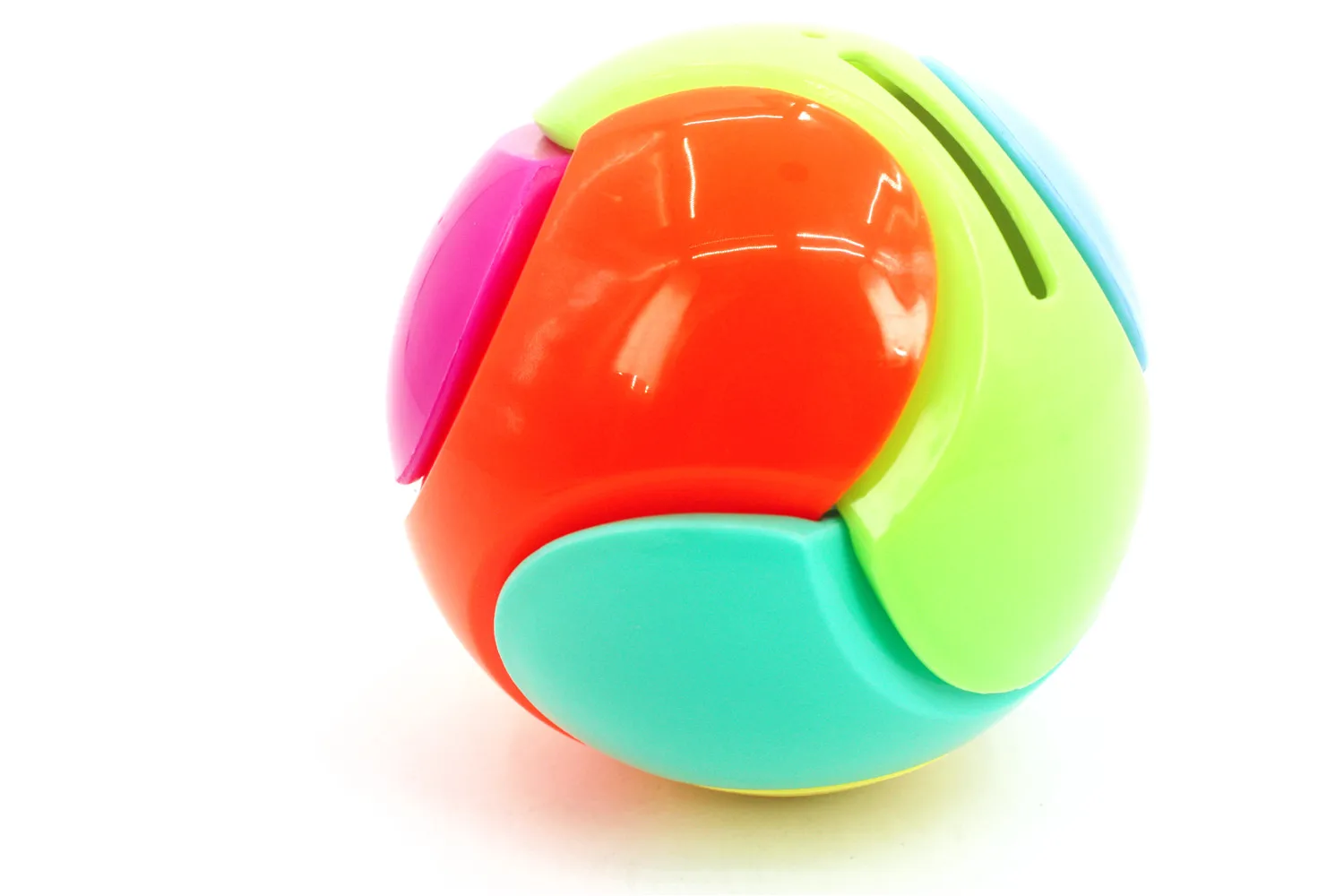 hot sales diy toys blocks puzzle assembly 96mm ball saving pot