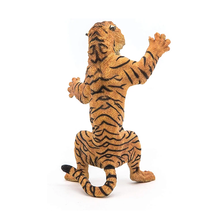 Customized Wholesale Hand Painted Realistic Resin Papo Standing Tiger