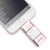 USB FLASH DRIVE OTG 64GB Pen Drive 3 in 1 u disk for apple iphone 6s Memory stick 16gb luxury android USB 2.0 pendrive for phone