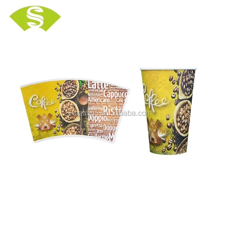 
Wholesale price PE coated paper cup blanks for disposable paper cups 