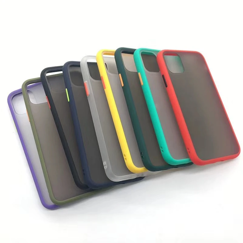 Frosted pc tpu 2 in 1 clear cell phone case for HUAWEI HONOR 9A MATE 20 LITE PRO 30 40 PRO MATE30/NOVA5IPRO