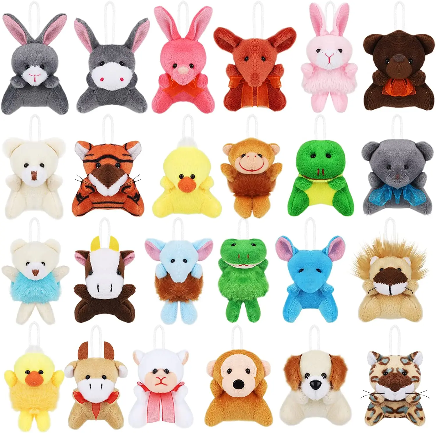 Pt Custom Design Soft Toys Stuffed Animals Party Favors Plush Keychain