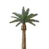 China decorative palm tree 2-7 meter artificial outdoor coconut palm tree plants climbing device for plaza, hotel,garden