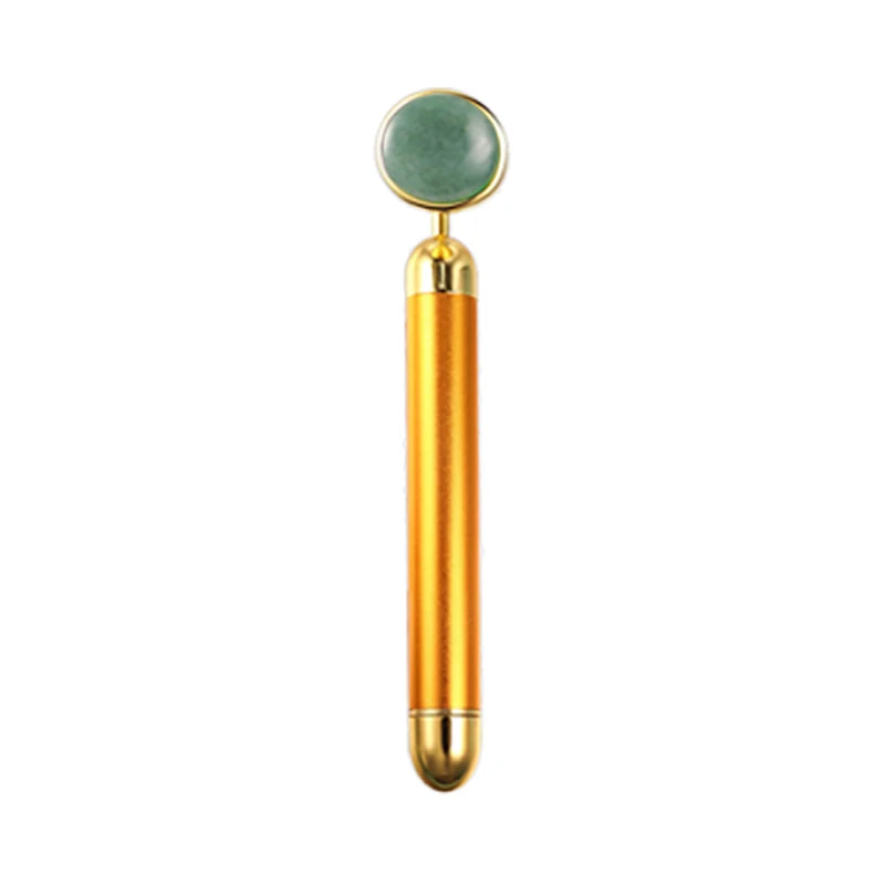 
Handheld Natural Aventurine Jade Roller Anti-aging Facial Massage For Home Use 