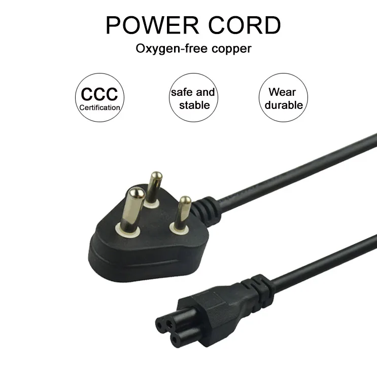 SIPU Wholesale price 3pin India Plug Power Cord copper electric wires cables - ANKUX.COM