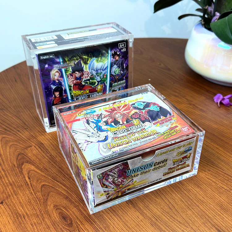 dragon ball super booster box acrylic case ACRYSHIELD With this protective case TCG Dragon Ball S13 UW4