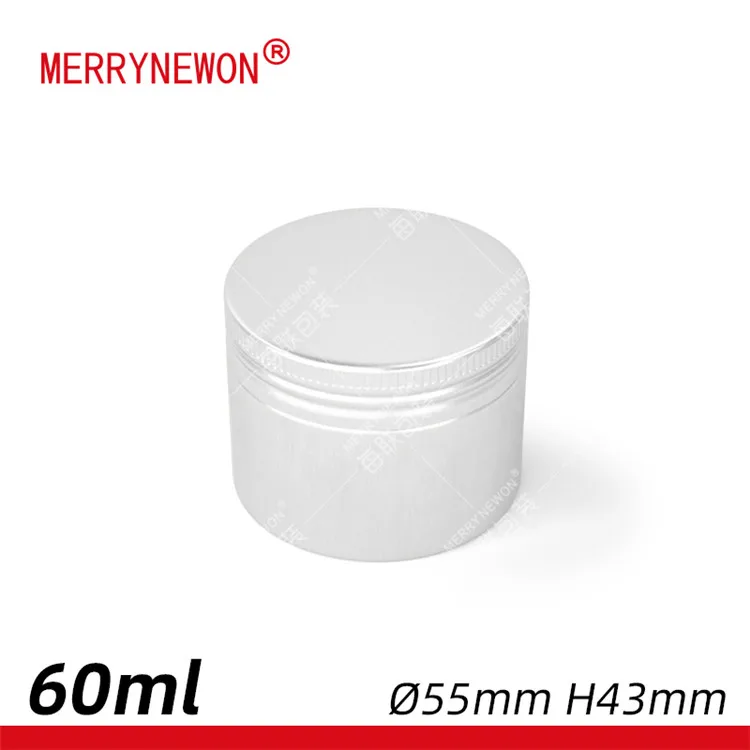 60g/ml unique candle jar aluminium tea tin factory cans spices tin coffees with screw lid