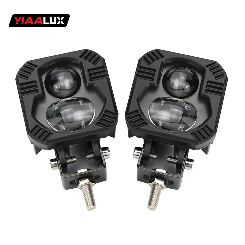 High Low Spot Beam Auxiliary Lamp Mini Spotlight Fog Work Lights Offroad Motorcycle Car Led Driving Light details