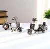 Retro European style motorcycle funny iron motorbike table decoration desktop ornament furnishing articles