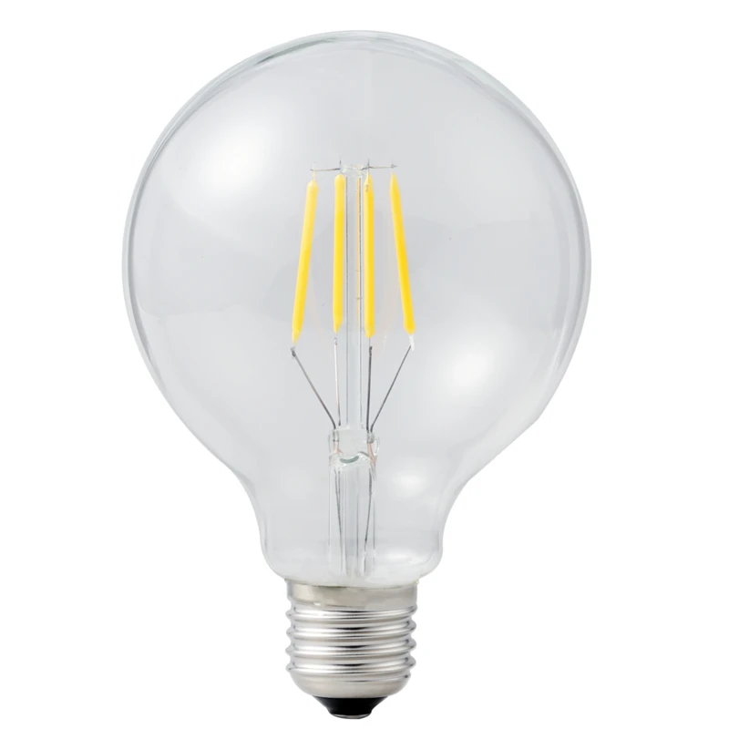 Newest einstein led vintage light bulbs G80 clear glass indoor lighting lamp