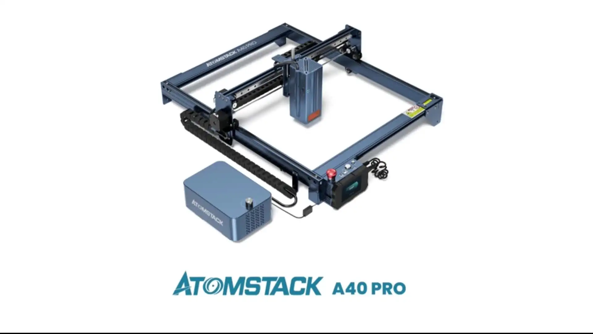 Atomstack S40 X40 A40 PRO 210W プリントDIYメタルロゴ木製アクリル