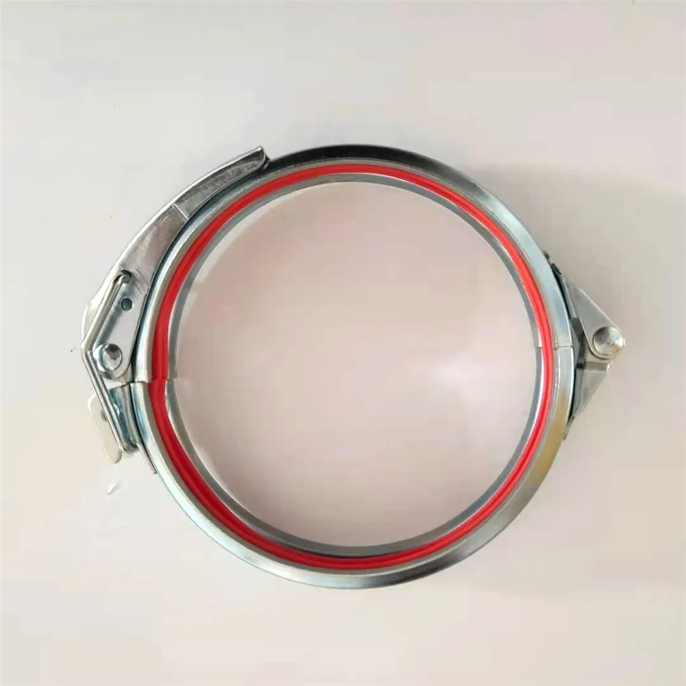 Quick Release Duct Clamp Pull Ring With Lever Mechanism For Modular