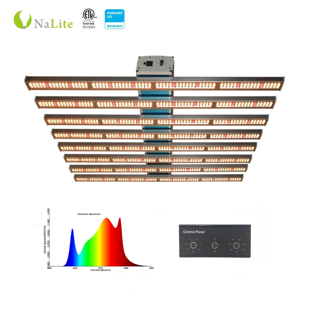 ETL cETL CE certificate indoor garden greenhouse medical plant Samsung lm301b led grow lights strip 600w 800w vs hps 1000w