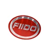 Custom Sliver Letter Raised Metal Logo Sticker with Waterproof Feature
