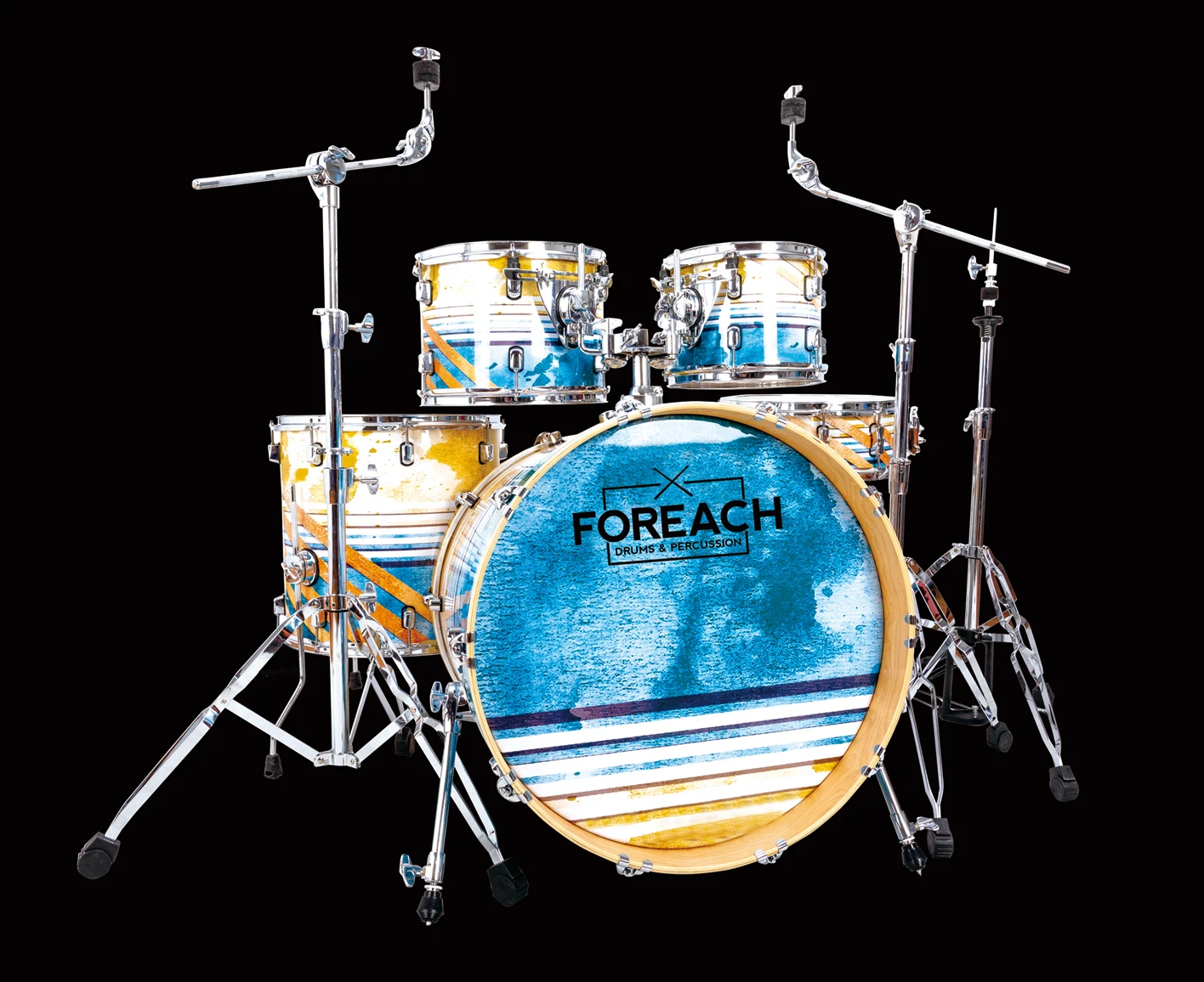 Custom Design Foreach Printed Pvc Drum Set Drum Kit Buy Drum Set,Drum