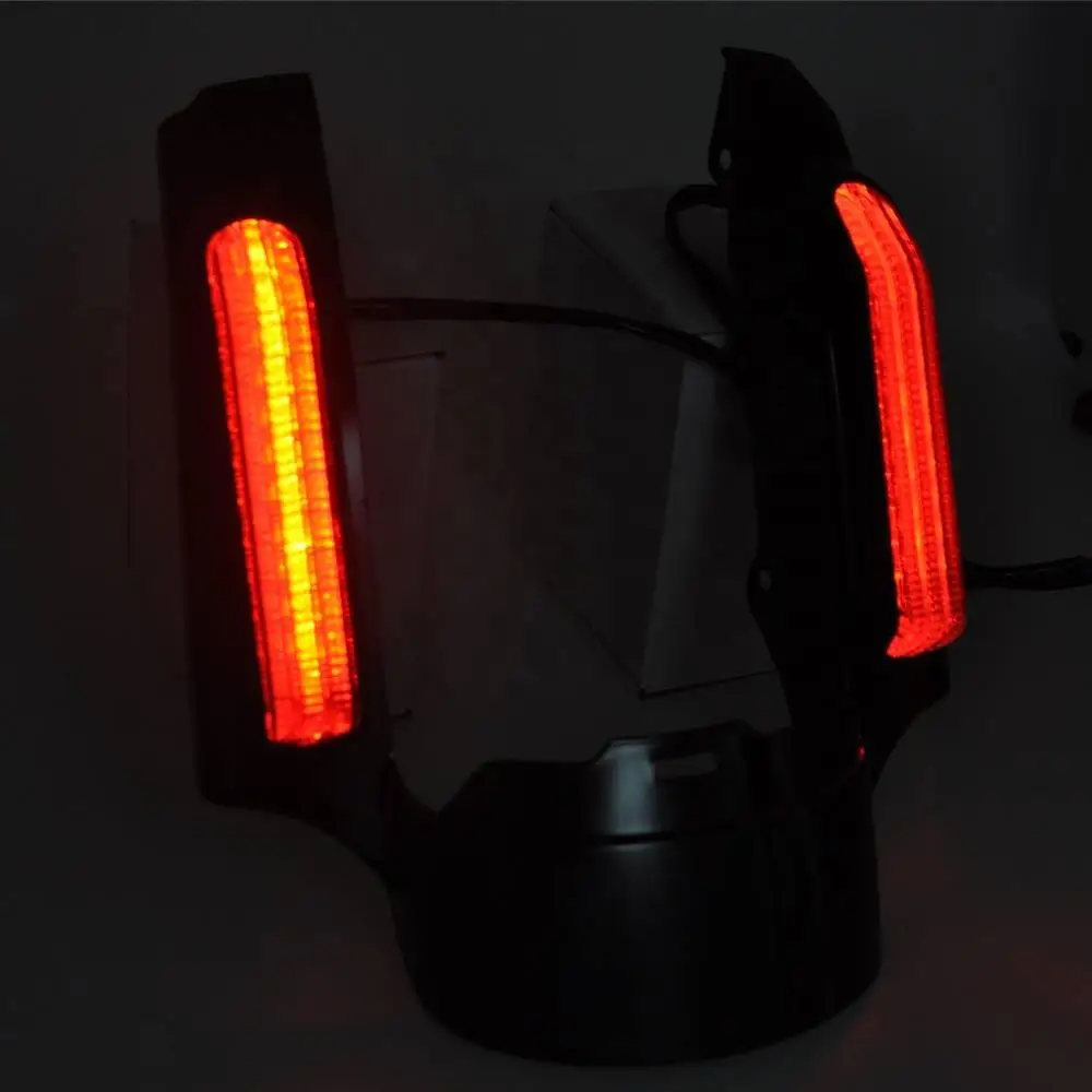 Motorcycle LED Light Rear Fender Fascia Set Fit For Harley Touring Electra Road Glide 2014-Up 2015 2016 2017 2018 2019