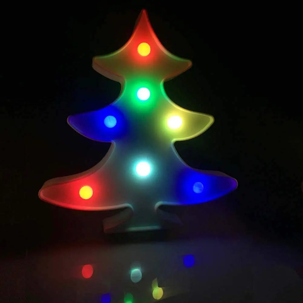 Christmas Tree Led Light Cute Shape Table Night Lamp Gift For Kids Room Decoration Buy Table