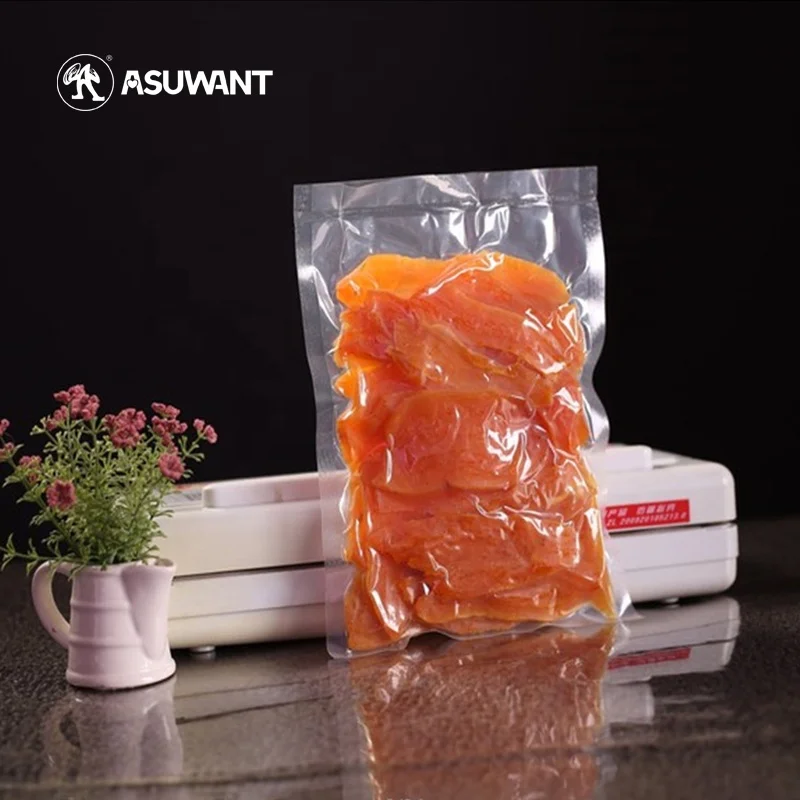 Airtight Clear Vacuum Storage Bags For Fresh Dry Food Meat Seafood Nuts