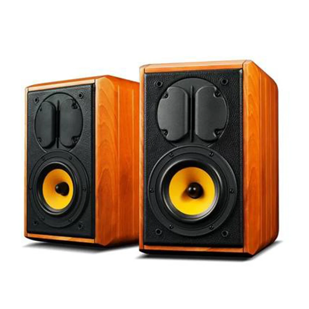 Best 4 Inch Bookshelf Speakers Vofull Hi-fi Bookshelf Speaker System Wooden Box Bookshelf Speaker