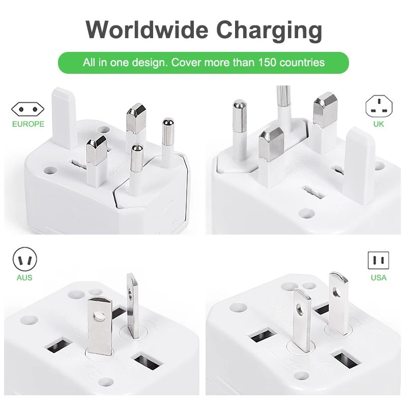 Universal Travel Adapter Australia Plug Multi Plug Adapter