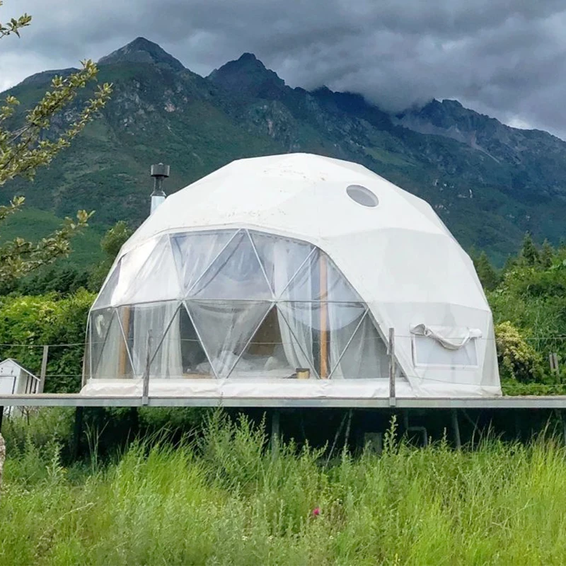pop up hot tent BOOMLATU 4 Season Inflatable Camping with Separate Living and Sleeping Area,3000mm Waterproof Pop-Up Tent with Pump and Stove Jack Hole,4-6 Person Glamping Tent aktiv The Best Sleeping Setup Vehicle:Tundra (2007-2021) - 6'6