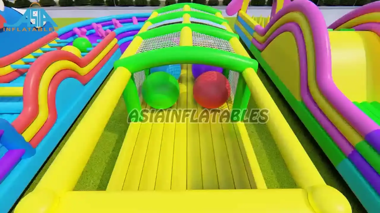 Parques inflables más nuevos y más grandes, fabricante de parques