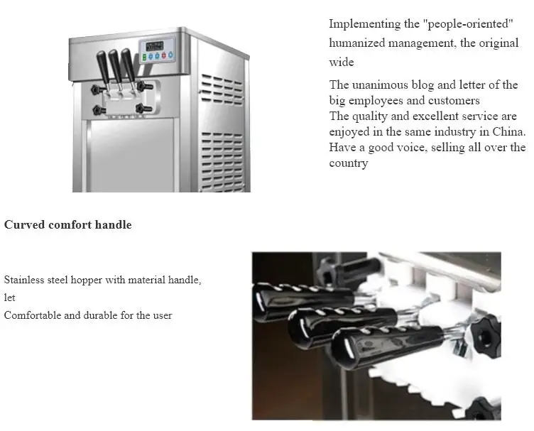 Factory Commercial Cup Soft Ice Cream Making Machine For Small Business Hotel