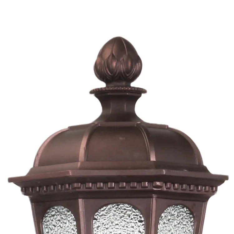 European style exterior aluminum garden lamp courtyard lamp post lights