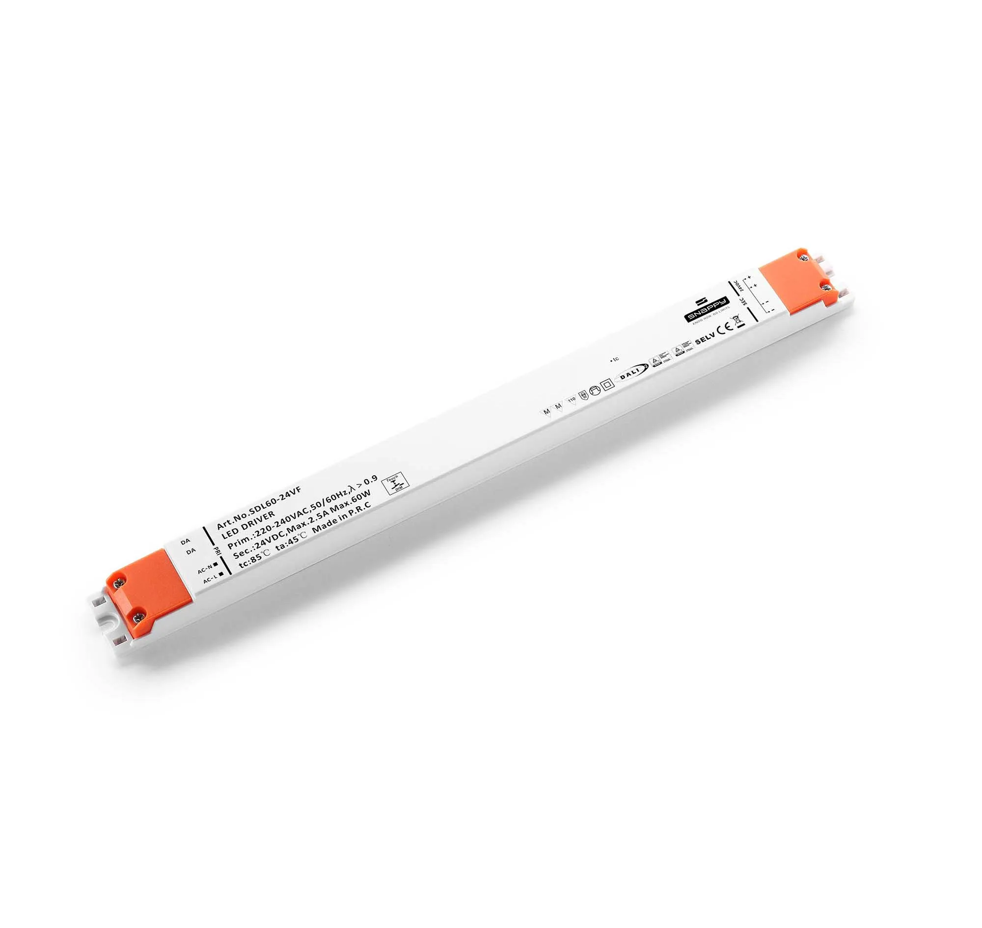 SDL60-24VF DALI 2 .0 linear constant voltage output 24V dimmable LED driver