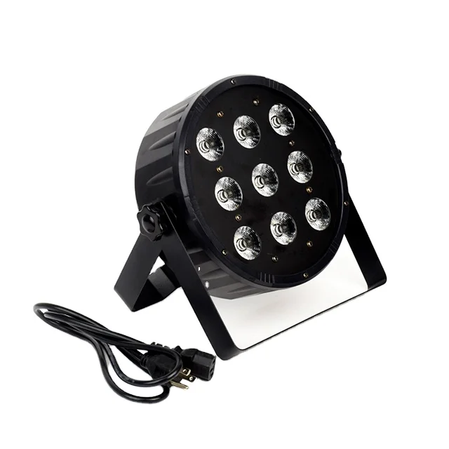 professional projector RGBW led plastic flat par light elation lighting Luces led para fiestas luces led discoteca