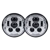 45w led headlight without halo simple design offroad driving lamps high low beam led light for Jeep