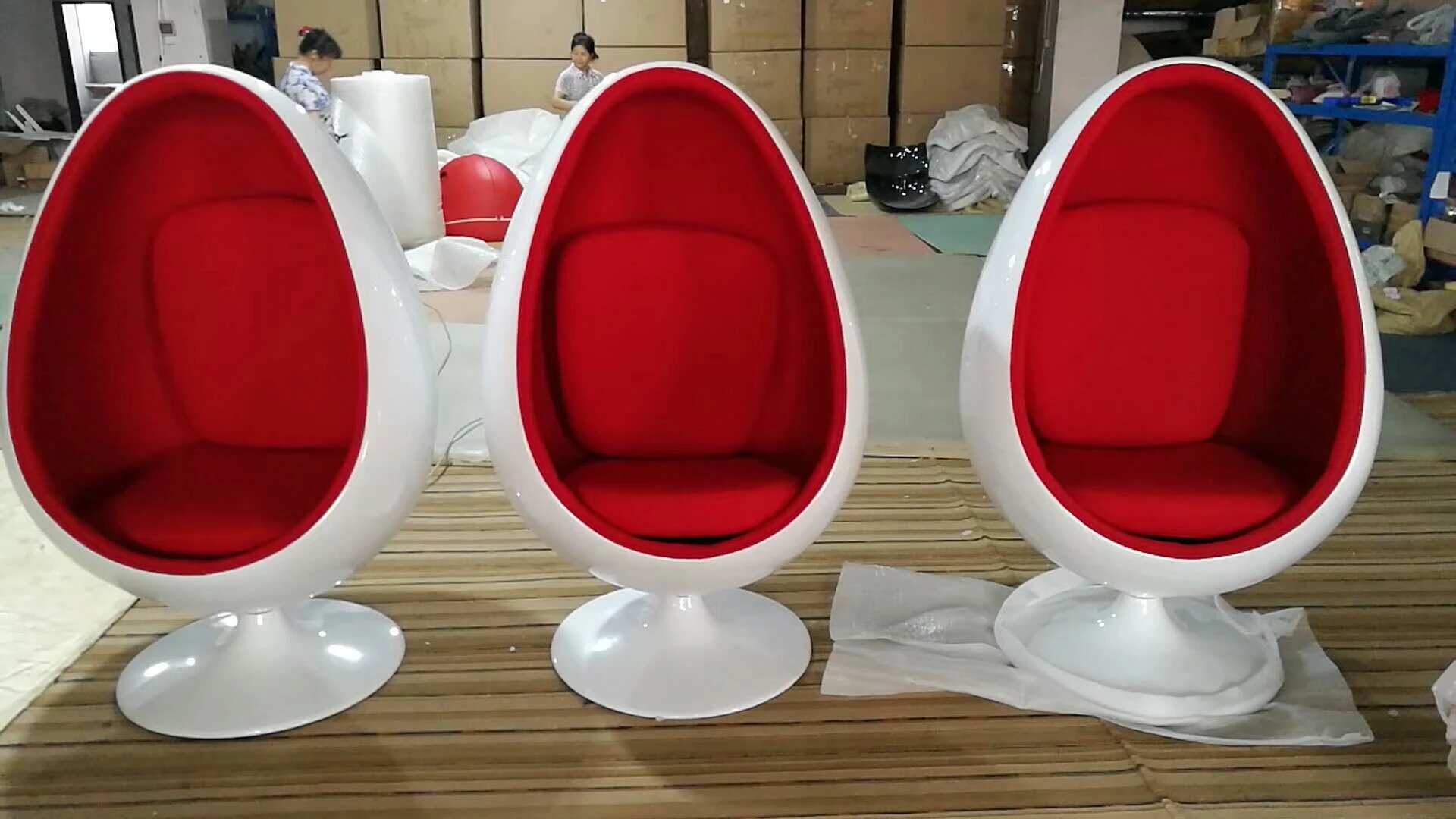 Wholesale Hot Round Fiberglass Shell Egg Pod Chair For Living Room Use