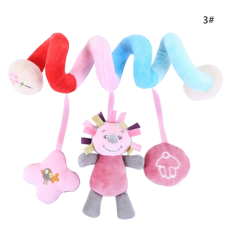 Soft Baby Toys 012 Months Music Crib Stroller Hanging Spiral Kids