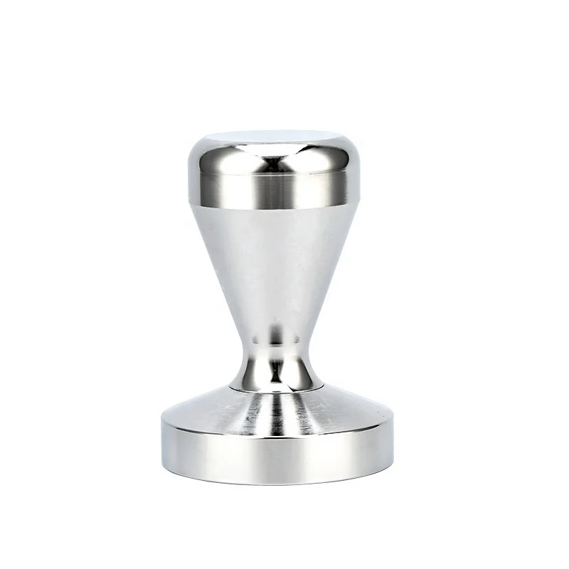 Hiseedseed Guston Dolce Handle Kmart Coffee Tamper Leveled Kopi Knock 49mm Metal Light Brown Luxhaus 51mm 58mm Espresso Tamper