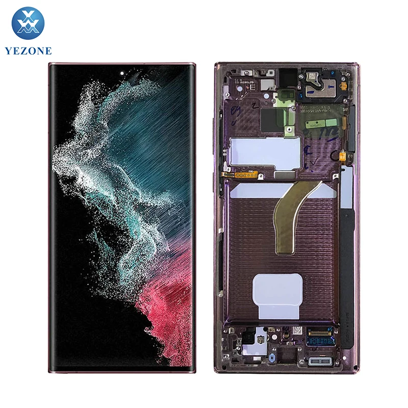 Original Lcd For Samsung S22 Ultra Screen For Galaxy S10 S20 S21 S22 S22 Ultra S23 S23 Ultra Lcd