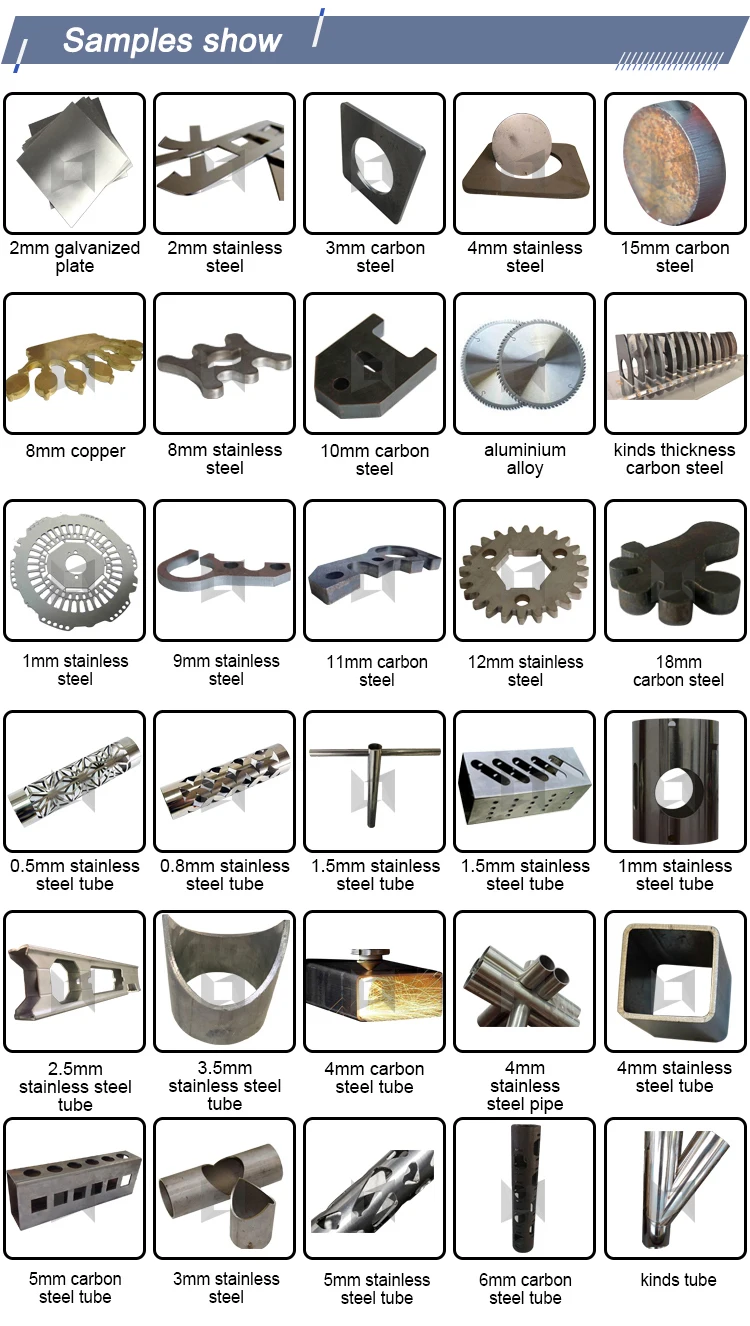 Support exchange platform 1000w fiber laser cutting machine for metal plate pipe square tube