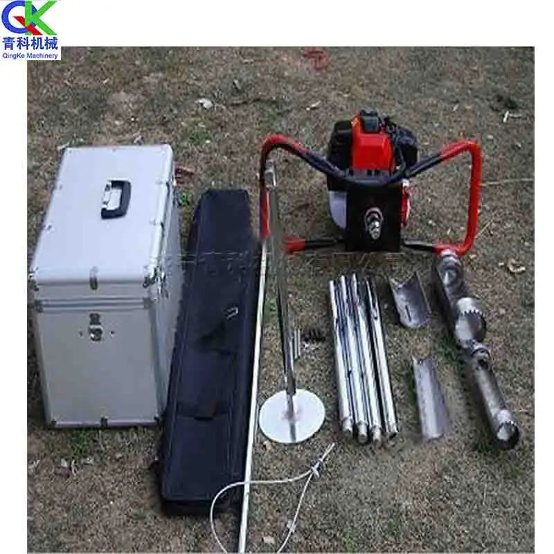 Portable Soil Sampling Equipment Percussive Surface Sampling Drill With